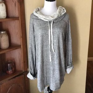 Soft xl super cute gray hoodie🖤